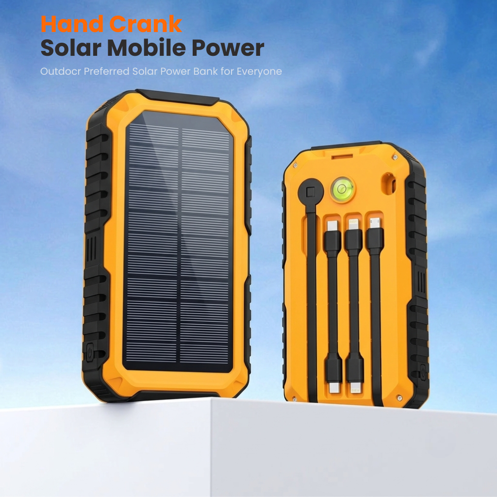 PowyMate Emergency Solar Power Bank