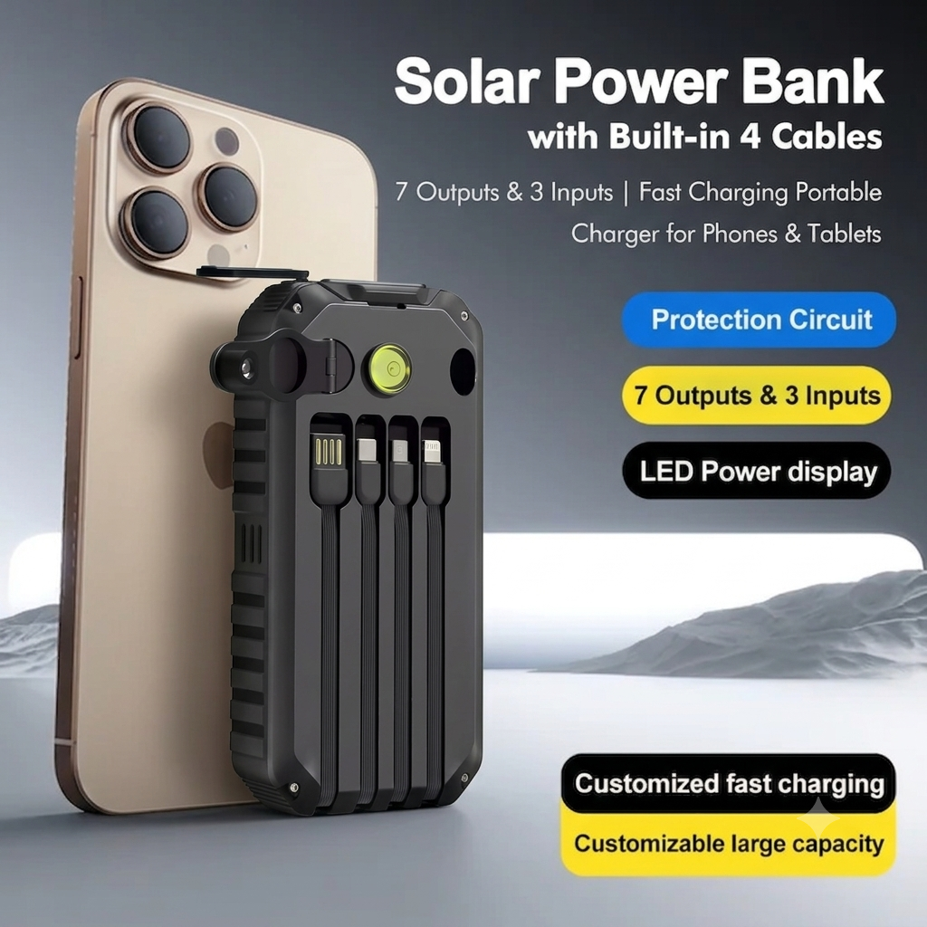 PowyMate Emergency Solar Power Bank